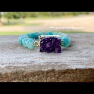 One of a kind semi Precious bracelet